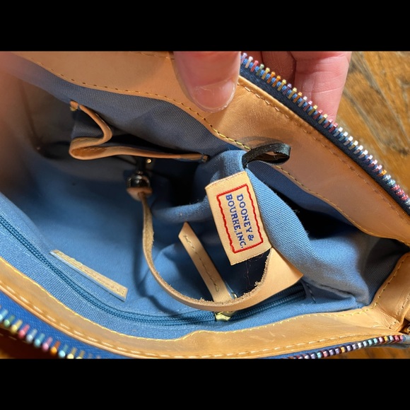 Dooney & Bourke Coated Canvas Double Front Pockets Shoulder Bag - Picture 11 of 11